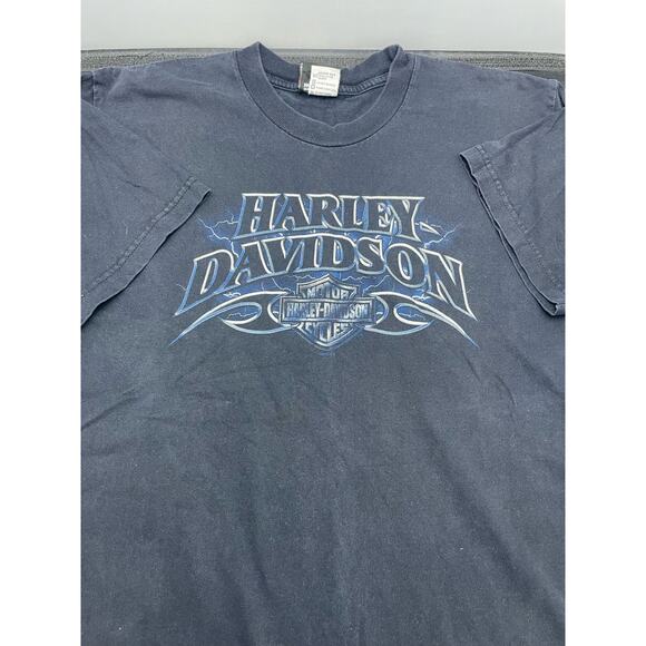 2006 Y2K Harley Davidson Motorcycle Shirt Bald Eagle Grand Junction Size L - Picture 1 of 9